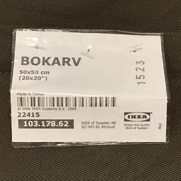 NWT IKEA Bokarv Turkish kilim pink wool cushion cover 20”x20” - Picture 5 of 7